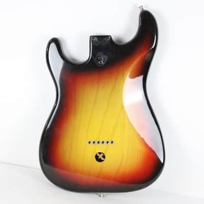 1978 Vintage Fender Stratocaster Sunburst 3-Bolt Hardtail BODY 4.9 lbs STRAT USA 1970s image 4