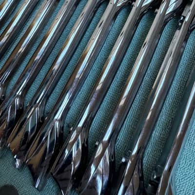 Premier Lot of 10 Vintage Bass Drum Lugs - Chrome 125-20 RD.843756 70s - Chrome image 6