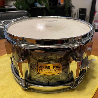 Pork Pie 10" Snare (6x10), Pre-Little Squealer 1999, in Grey Pearl image 2