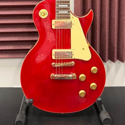 Vintage V100MWR Reissued Series Single Cut  - Wine Red image 1