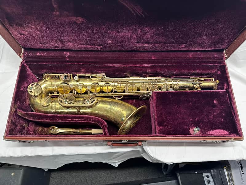 Selmer Mark VI Tenor Saxophone 1960 - 1969 - Unlacquered Brass image 1