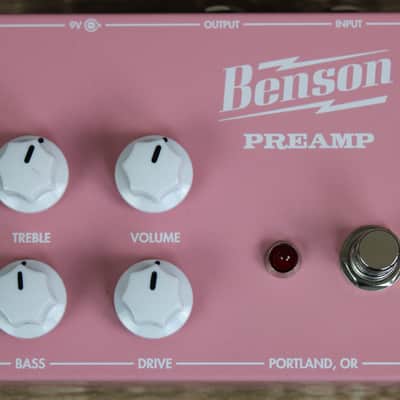 Benson Preamp Pedal - Pink Edition image 2