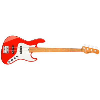 MetroExpress Vintage JJ Candy Apple Red 4 Cordes Touche Érable Sadowsky image 3