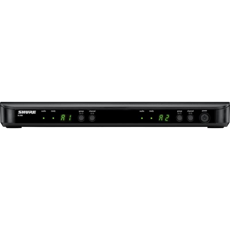 Shure BLX88 Dual Wireless Receiver for BLX Wireless System - Band H11 image 1