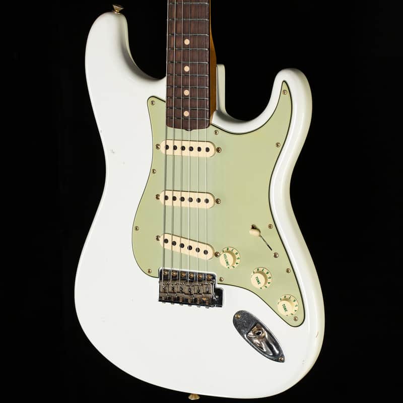 Fender Custom Shop Willcutt True '62 Stratocaster Journeyman Relic Olympic White 60s C (558) image 1