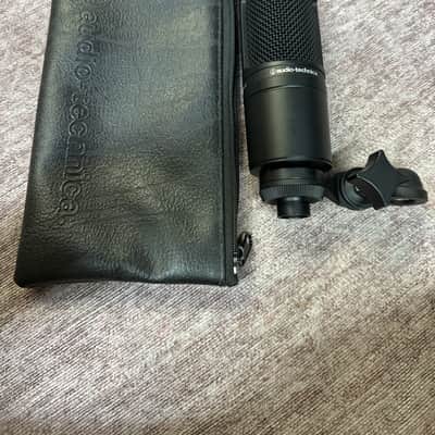 Audio-Technica AT2020 Large Diaphragm Cardioid Condenser Microphone 2010s - Black image 4
