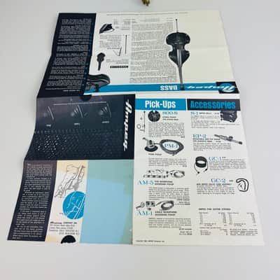 Ampeg Foldout Poster & Product Guide 1965 image 4