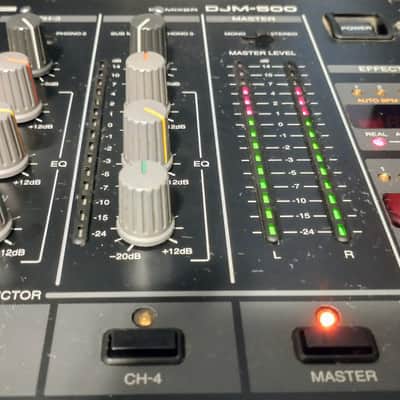 Pioneer DJM-500 4-Channel Professional DJ Mixer W/New Mini Innofader image 4