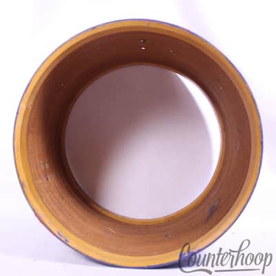 Ludwig&Ludwig 16x12"Floor Tom Drum Shell Vintage 30s 3Ply African Mahogany Tenor image 9