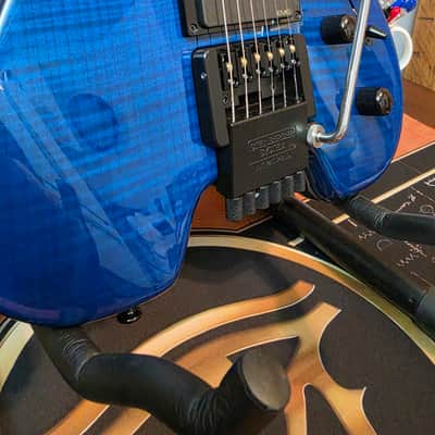 Steinberger GM4S Early 2000's - Blue flame top image 5