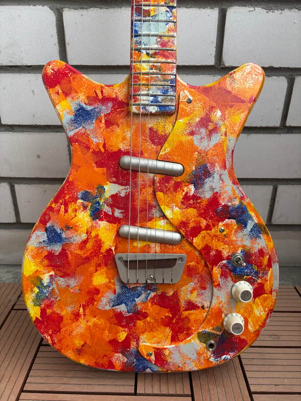 Danelectro DC 59 Psychedelic 2000s image 1