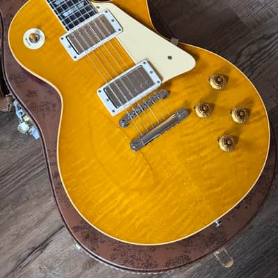 2025 Gibson Les Paul 1959 Reissue Lemonburst Gloss Made to Measure image 13