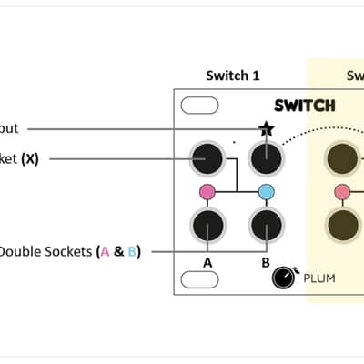 Plum Audio SWITCH 1U - Super fast dual 2:1 switch 2022 Black image 3