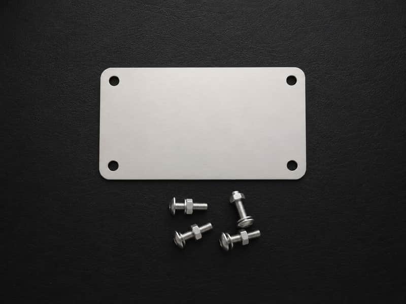 Pearl Export Bass Drum Blanking Plate Stainless Steel image 1