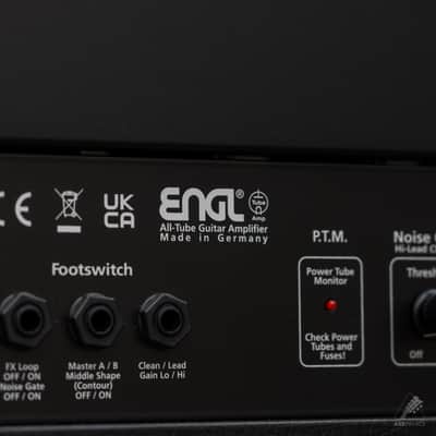 ENGL Ritchie Blackmore V2 100-Watt 2 Channel Tube Amplifier Head 230V image 6