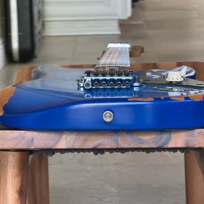 EVH Frankenstein Relic 2024 - Blueburst 3 Way Switch & Functioning Neck Pickup image 12