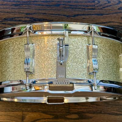 Ludwig Jazz Festival Silver Sparkle Snare 1963 (pre-serial) image 7