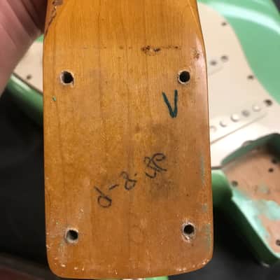 1986 Fender American Vintage '62 Stratocaster Surf Green AVRI image 23