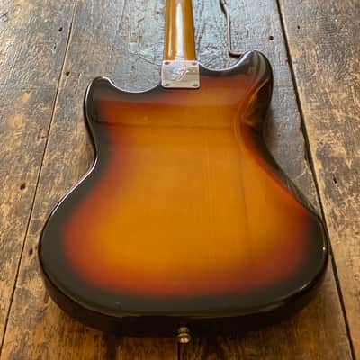 Fender 1969 Reissue Mustang Three Tone Sunburst MIJ Japan 2002 w/ Hardcase image 8