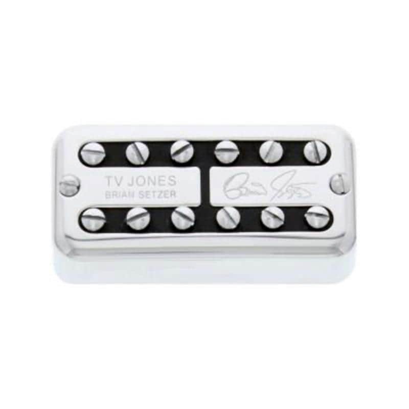 TV Jones Brian Setzer Signature Guitar Bridge Pickup, Universal Mount, Chrome image 1