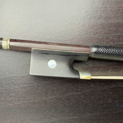 French Violin Bow by Joseph Alfred Lamy – Nickel Mounted Certified by Cabinet Raffin image 4