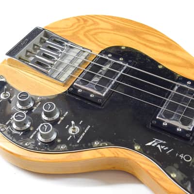 Peavey T-40 Bass Guitar - Natural image 6