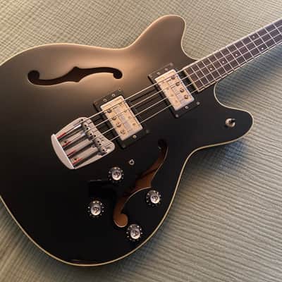 1990s DeArmond by Guild Starfire Bass Short Scale Hollowbody Electric Bass w/Case image 1