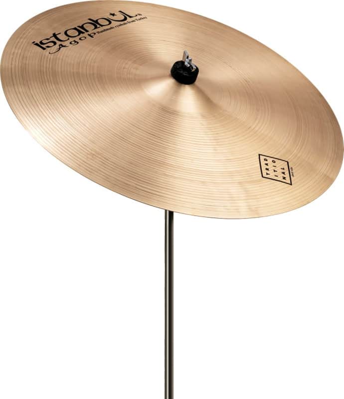 Istanbul Agop Traditional Dark Ride Cymbal - 21 inches image 1