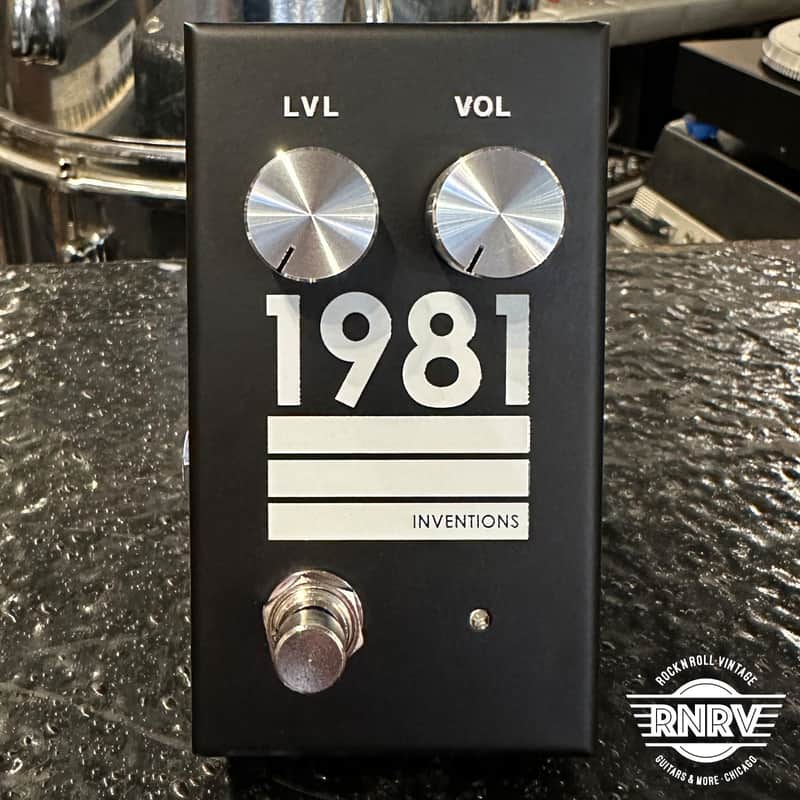 1981 Inventions LVL Full-Range Overdriver - Black / White image 1