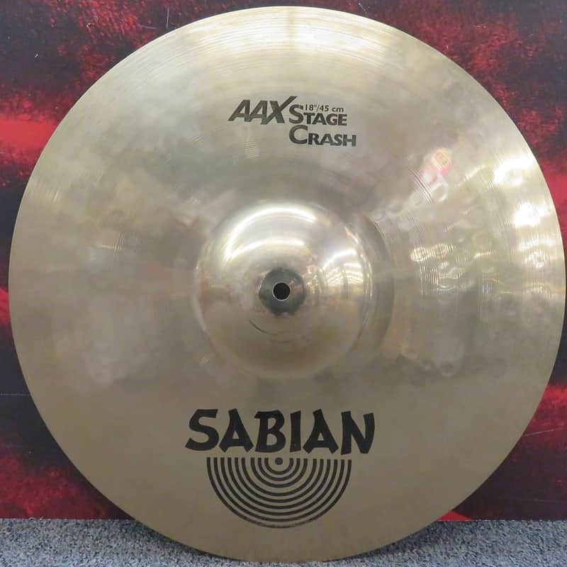 Sabian 18" AAX Stage Crash Cymbal 1993 - 2001 image 1