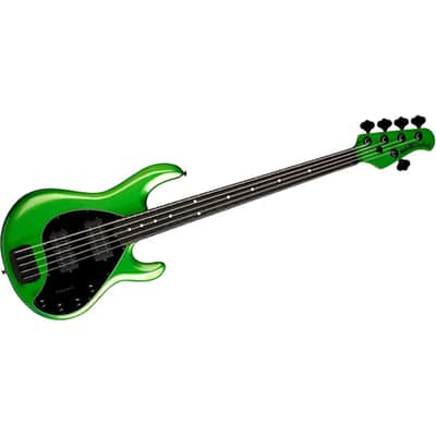 Ernie Ball Music Man StingRay5 Special HH 5-String Electric Bass Guitar - Kiwi Green image 6