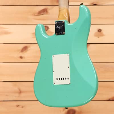 Fender Custom Shop 1959 Stratocaster Journeyman Relic - Super Faded Aged Sea Foam Green - CZ582131 - PLEK'd image 8