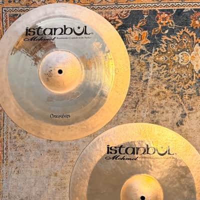 ISTANBUL Mehmet Brilliant Sand Blasted Paper Thin Hihats 16” 1069 1078 g LIGHT RESPONSIVE SMOOTH image 3