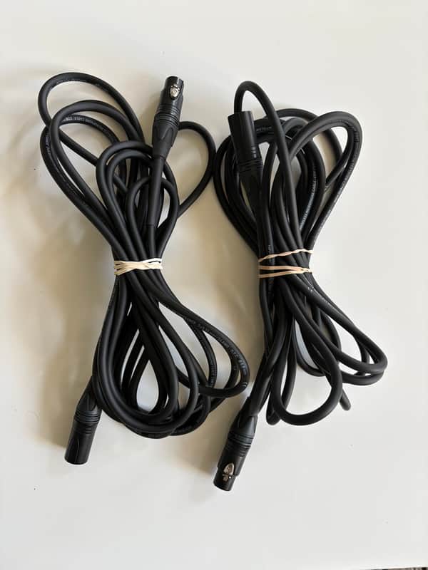 2x 16.4ft Behringer XLR Cables image 1
