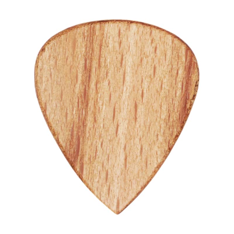 Light Steamed Beech Wood Guitar Or Bass Pick - 1.5 mm Heavy Gauge - 351 Shape - Natural Finish Handmade Specialty Exotic Plectrum - 1 Pack New image 1