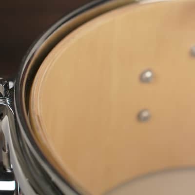DW 6x10" Collector's Series Snare Drum - Candy Blue Azure Burst over Mapa Burl Exotic Veneer - Carl Allen image 10