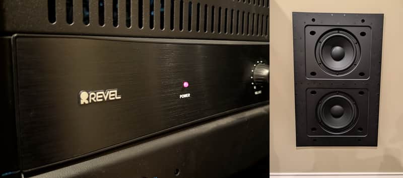 Revel SA1000 Subwoofer Amp & B28W In-Wall Sub Bundle - Showroom Demo image 1