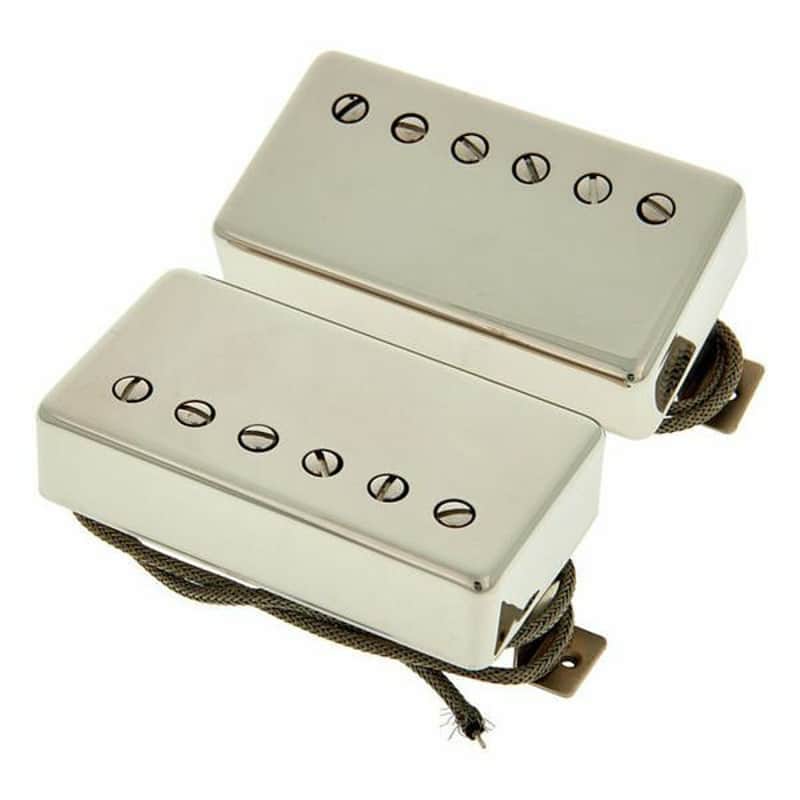 Seymour Duncan SH-55 Seth Lover Bridge & Neck Guitar Pickup Set - Nickel FREE BEV OPENER KEY RING image 1