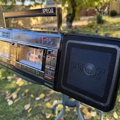 National RX-FW67 Rare Vintage Boombox Getto blaster Warranty Cassette Serviced image 13