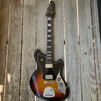 YouTube vid in Description Novo Serus J HH stainless steel frets ebony Sunburst mastery electric guitar image 2