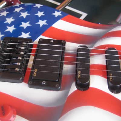 Steinberger GM4T custom transtrem 1986 White / Custom air brush image 9
