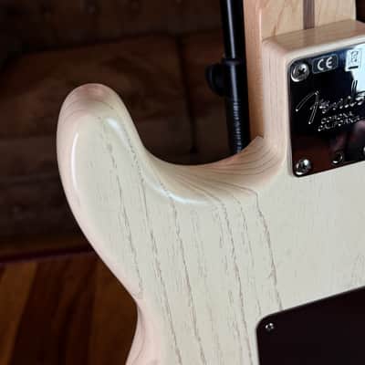Fender American Standard FSR Rustic Ash Stratocaster 2013 - Olympic White image 16