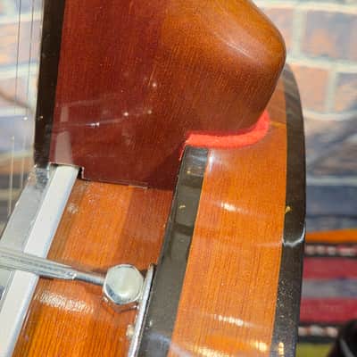 Vintage 1970s Kay KBJ-12 5-String Banjo w/ Chipboard Case image 12
