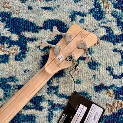 Warwick WRB1584 03EA ASH FRX, RockBass Corvette Taranis, 4-String Bass with BEAD Tuning, Nirvana Black Transparent Satin RB J 570283-25 (Get the Low Notes of a 5-String Bass with the Playability and Weight of a 4-String!) image 8