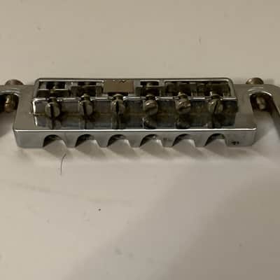 Leo Quan Badass Wrap Around Tailpiece Bridge Wraparound - Chrome image 6