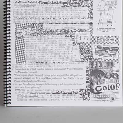 Skip Henderson. "City Lights Print Out Used Guitars Vol. 2: Black Sun Tabloid". spiral bound (2025). image 4