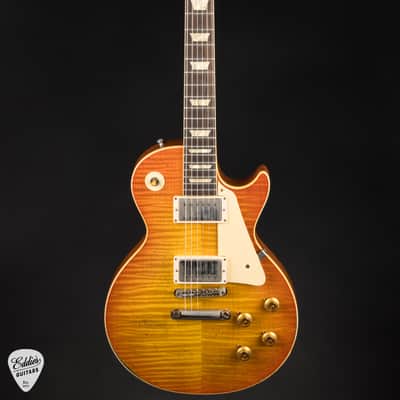 2022 - Gibson Custom Shop Made 2 Measure Murphy Lab '59 Les Paul Standard Murphy Painted Ultra Heavy Aged Orange Lemon Fade image 3