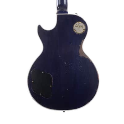 Gibson Custom Les Paul Custom Murphy Lab Heavy Aged AAAA Flame Top - Nordic Blue image 3