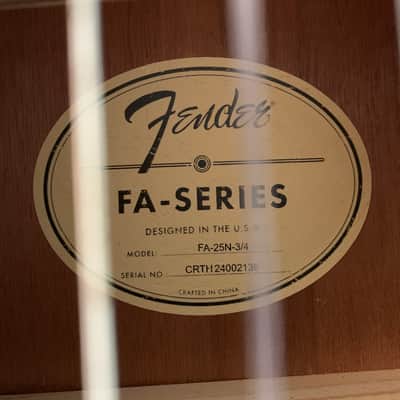 Fender FA-25N 3/4 - Natural Bild 4