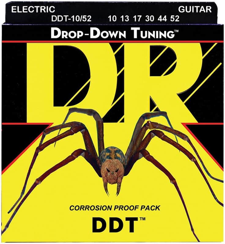 DR DDT-10/52 Drop Down Tuning Electric Guitar Strings - Heavy (10-52) image 1